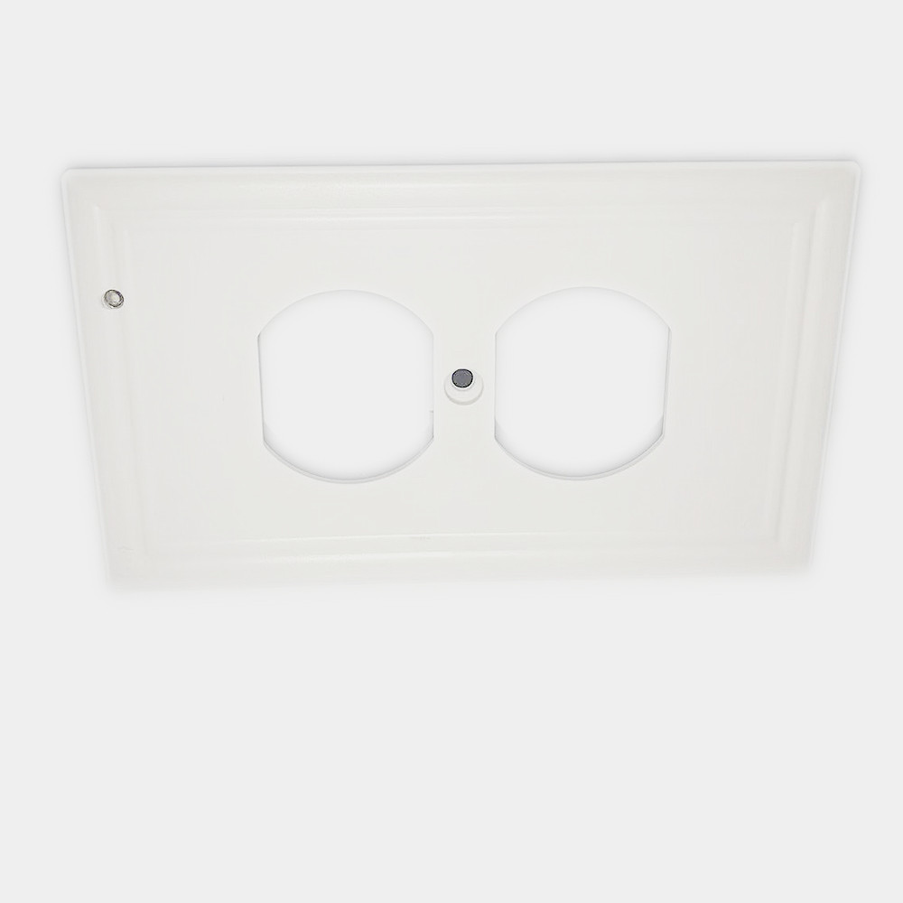 Guidelight Outlet Wall Plate With LED Night Lights, Outlet Cover With No Battery and Wires Easy Installation In Seconds