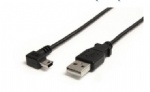 MINI USB CABLE 3 FT - A TO RIGHT ANGLE MINI B