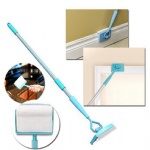 Multifunctional Baseboard Cleaning Brush - Extendable Microfiber Dust Brush Cleaner Baseboard&Molding Cleaning Tool  Home Cleaning Supplies Cleaning Brushes(Includes 1 Baseboard Cleaning Brush,2 Reusable Cleaning Pads)